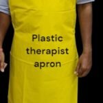 Therapist apron plastic