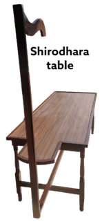 Shirodhara table