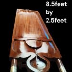 Wooden massage droni with wooden legs