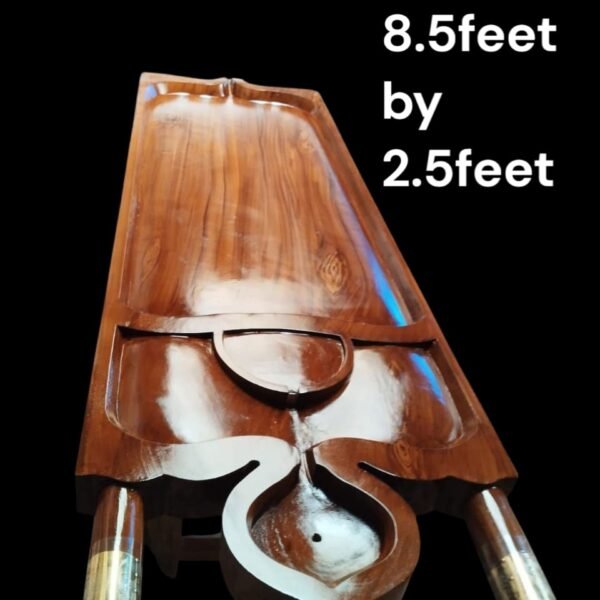 Wooden massage droni with wooden legs