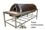 Multipurpose snehan swedan shirodhara steel body topaz table - Image 3
