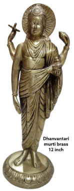 Dhanvantari statue 12inch - Image 2
