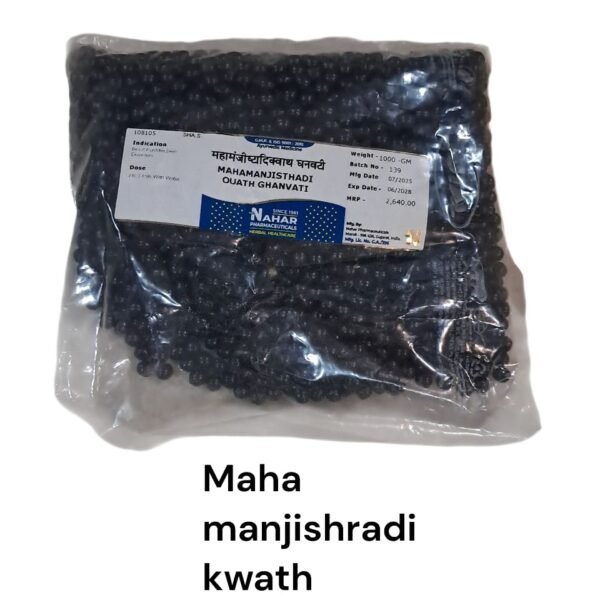 Mahamanjishtadi ghanavati
